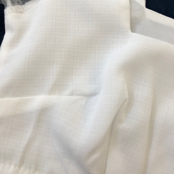 Long sleeve sheer tulle crop top NWOT - Picture 9 of 12